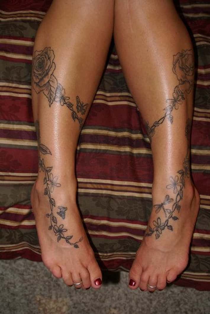 dragon leg tattoos for men 0082