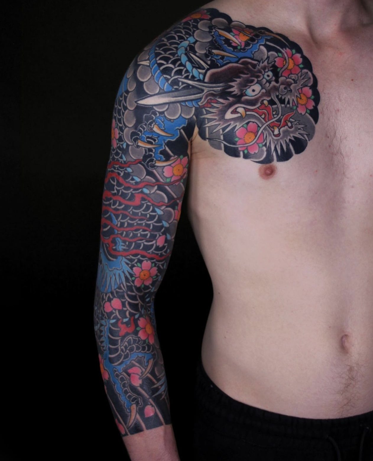 dragon tattoo sleeves for men 0041