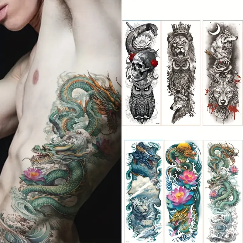 dragon tattoo sleeves for men 0073