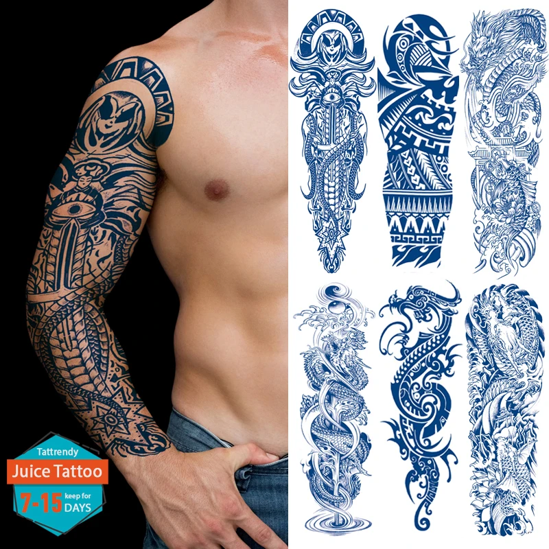 dragon tattoo sleeves for men 0076