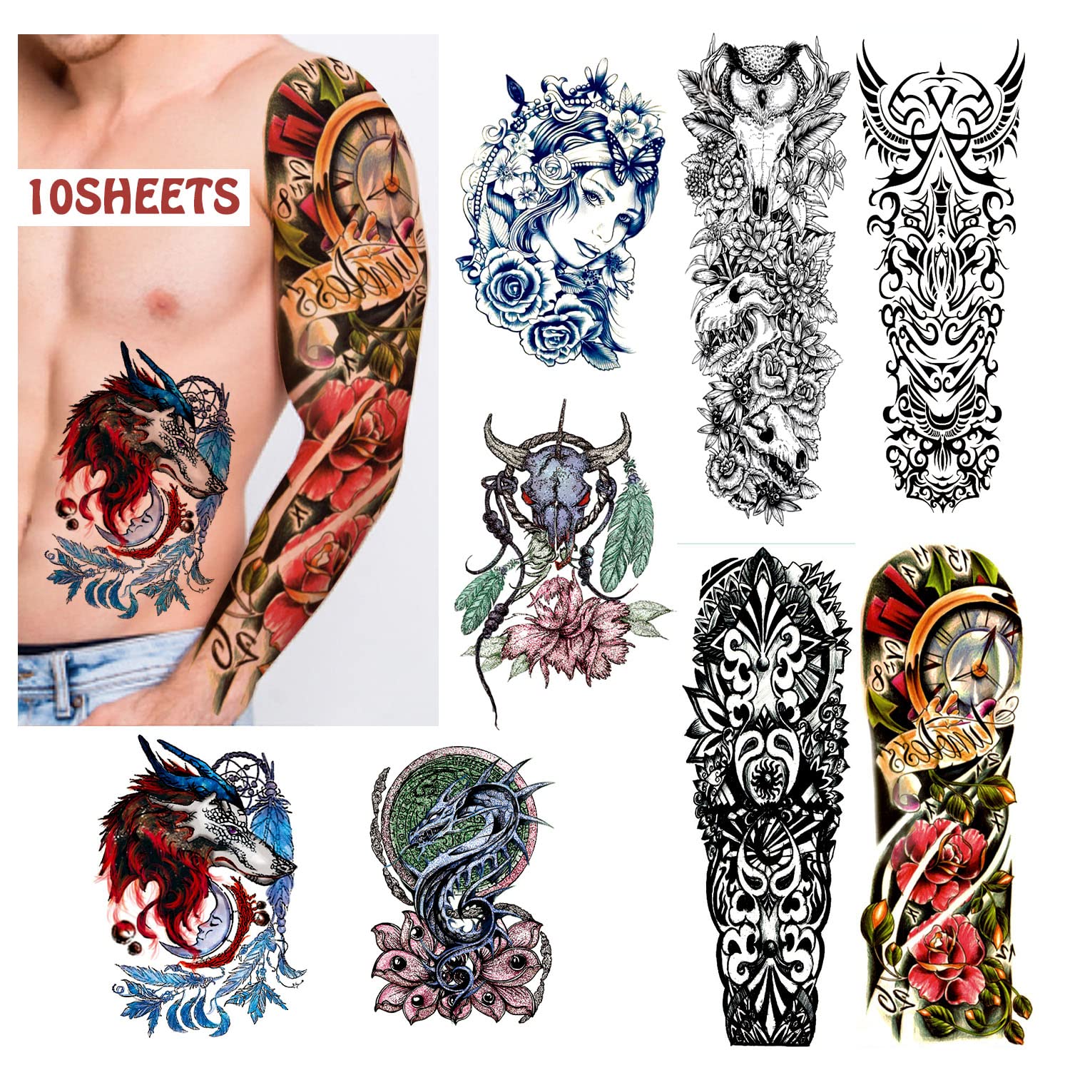 dragon tattoo sleeves for men 0083