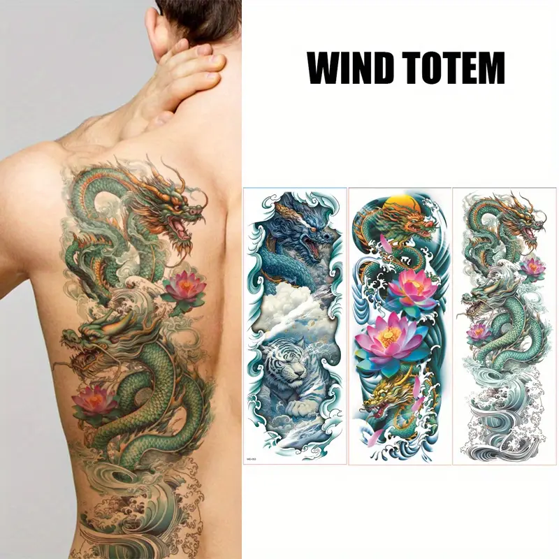 dragon tattoo sleeves for men 0086