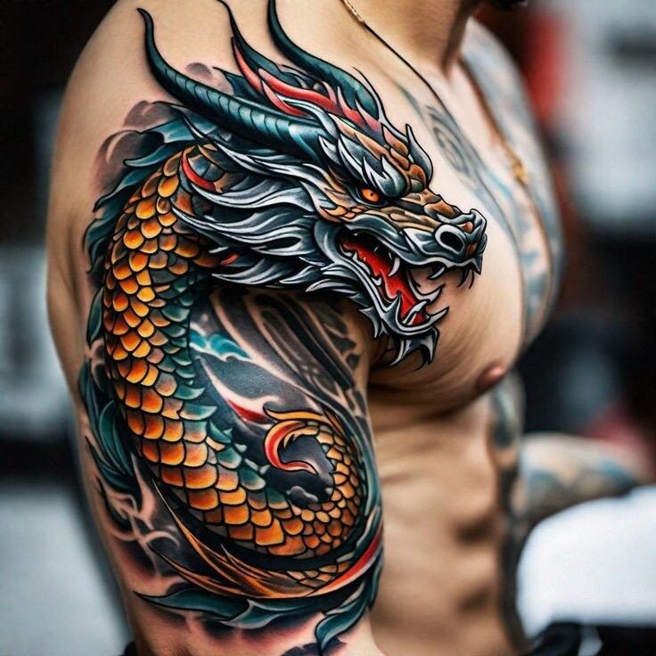 dragon tattoos for men design ideas