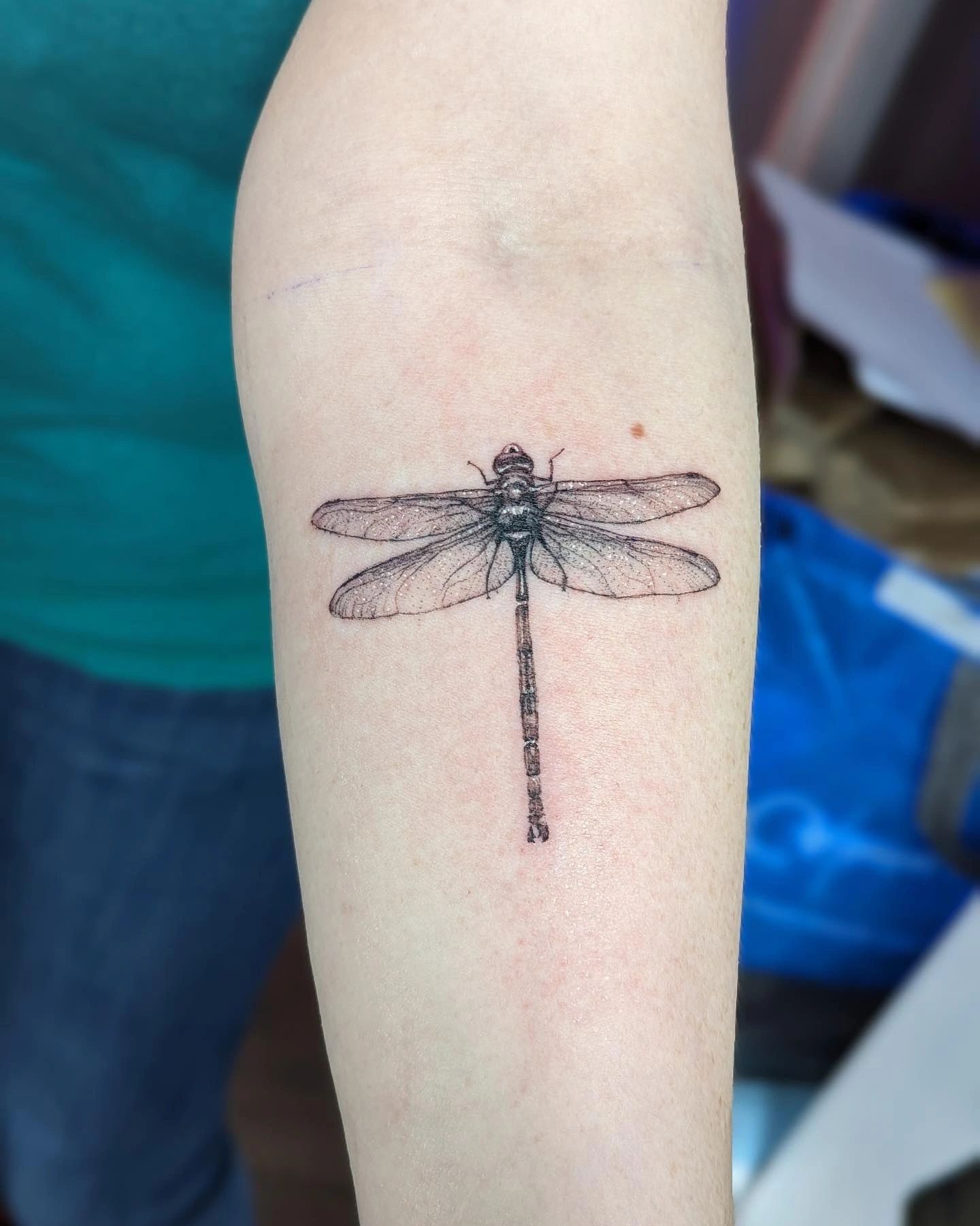 dragonfly tattoos for men placement