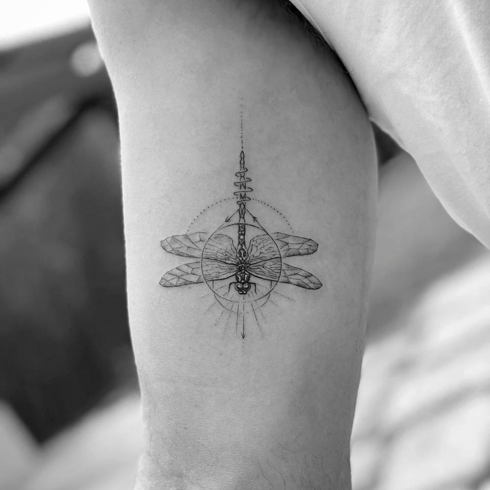 dragonfly tattoos for men 0010