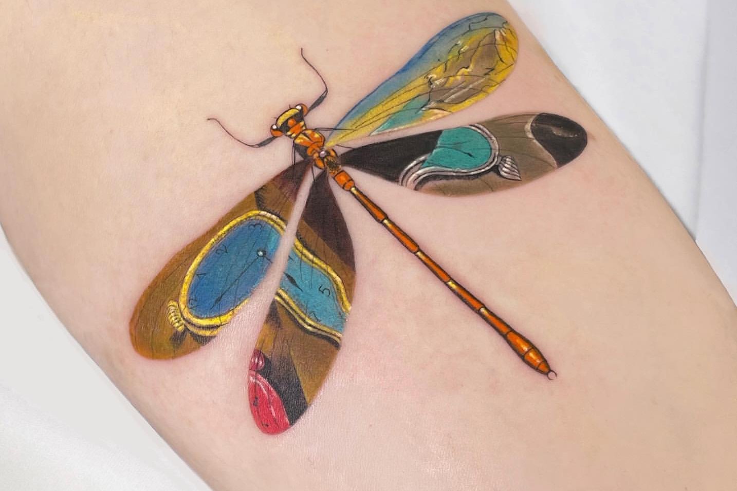 dragonfly tattoos for men 0053