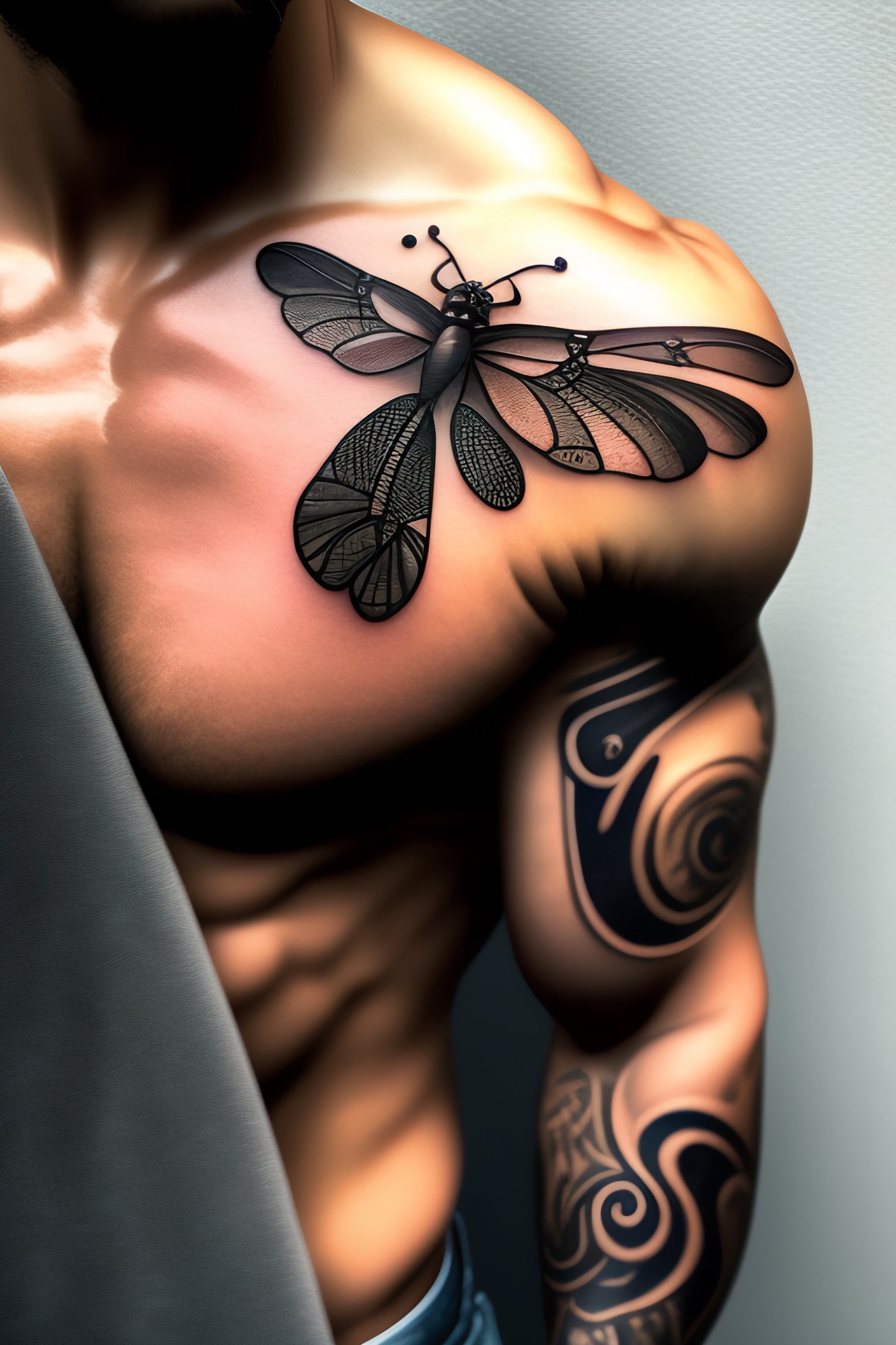 dragonfly tattoos for men 0061