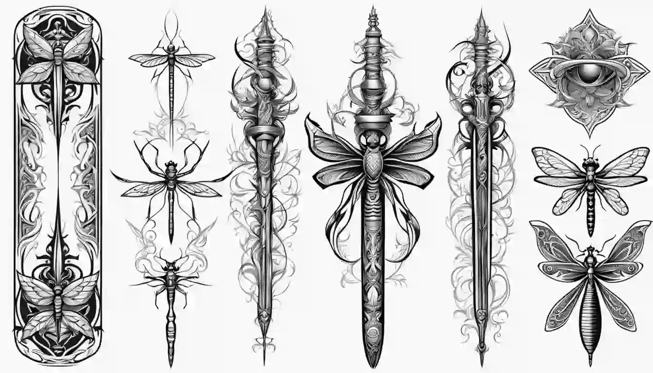 dragonfly tattoos for men 0099