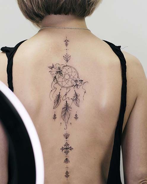 Dream Catcher tattoo for men 0014