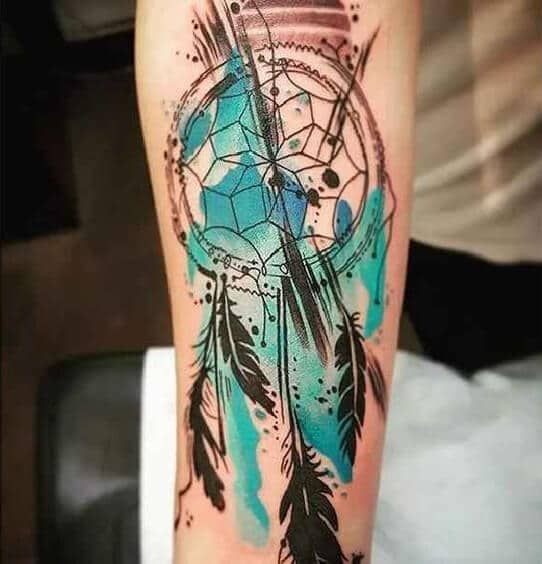 Dream Catcher tattoo for men 0023