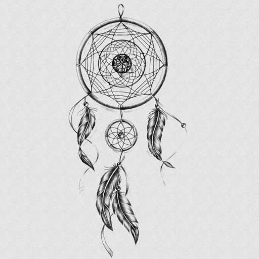 Dream Catcher tattoo for men 0027