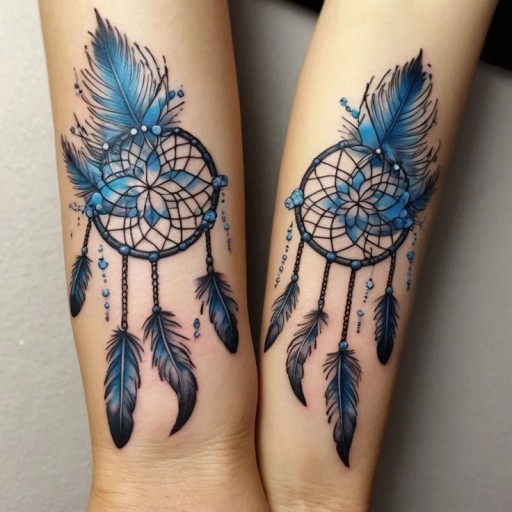 Dream Catcher tattoo for men 0031