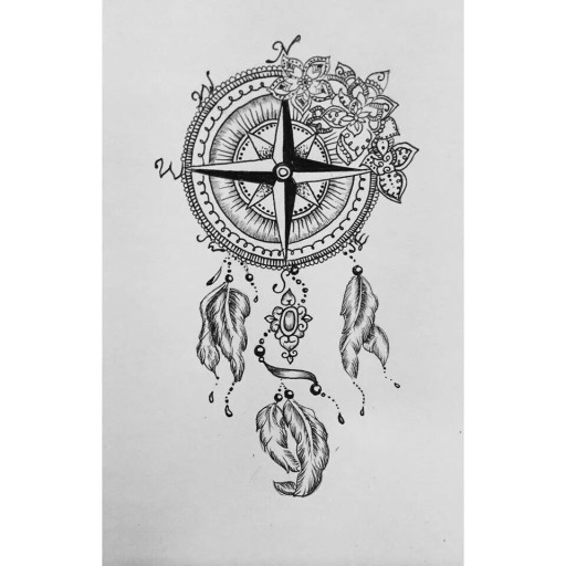 Dream Catcher tattoo for men 0043