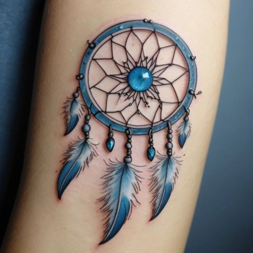 Dream Catcher tattoo for men 0050