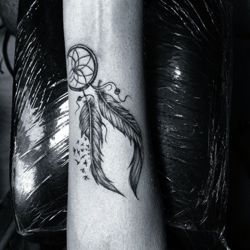 Dream Catcher tattoo for men 0051