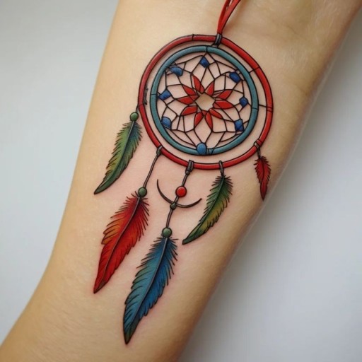 Dream Catcher tattoo for men 0052