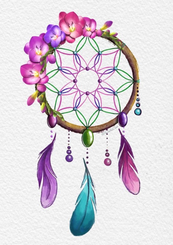 Dream Catcher tattoo for men 0054