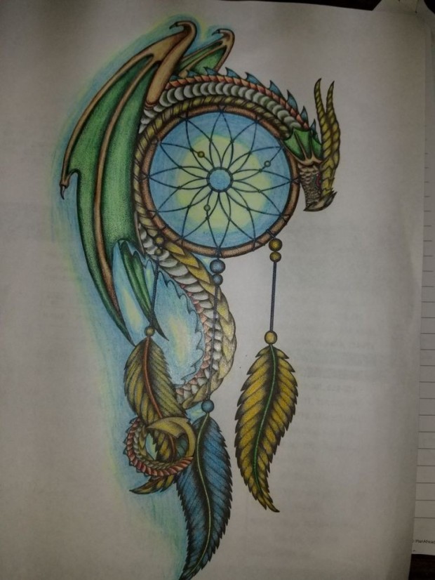 Dream Catcher tattoo for men 0061