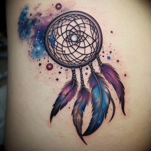 Dream Catcher tattoo for men 0062