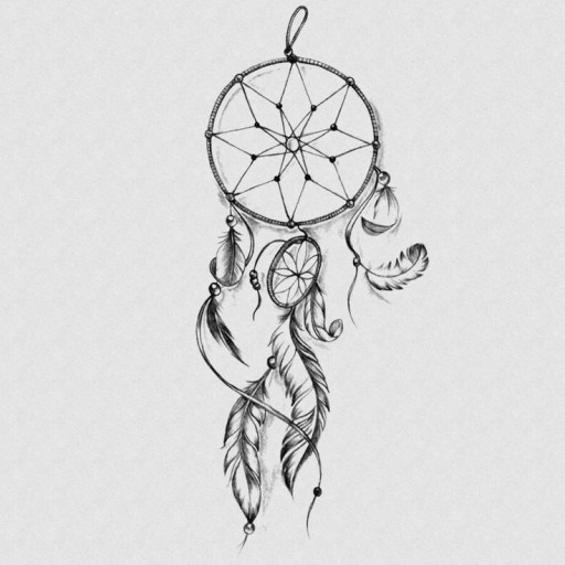 Dream Catcher tattoo for men 0064