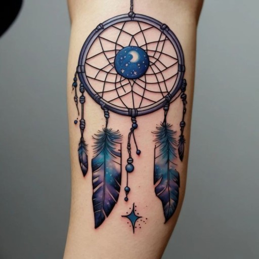 Dream Catcher tattoo for men 0065