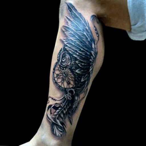 Dream Catcher tattoo for men 0074