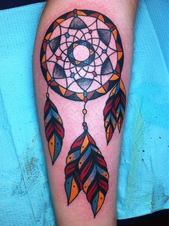 Dream Catcher tattoo for men 0078