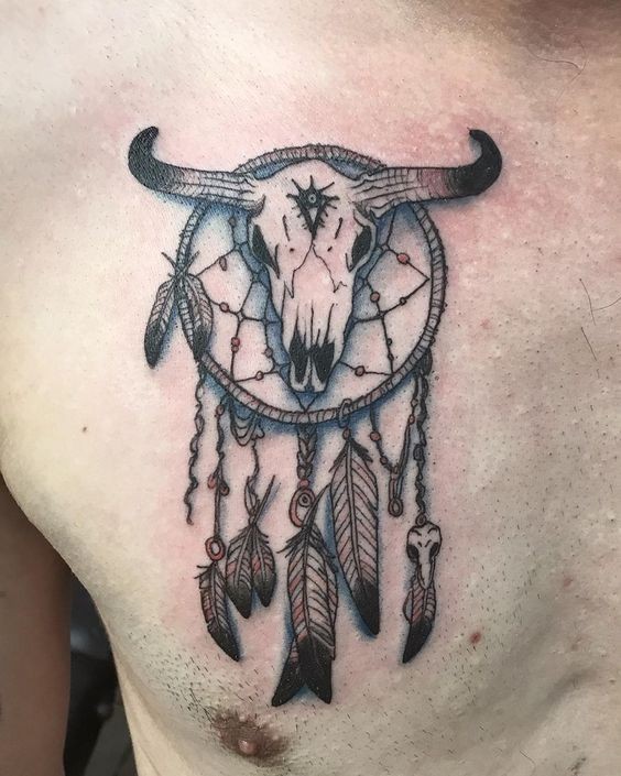 Dream Catcher tattoo for men 0083