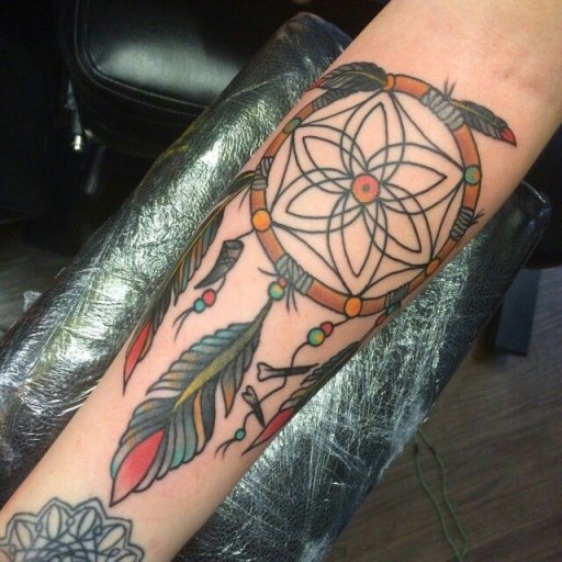 Dream Catcher tattoo for men 0089