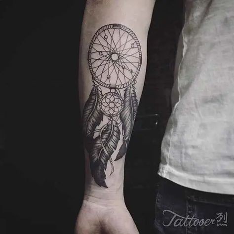 Dream Catcher tattoo for men 0093