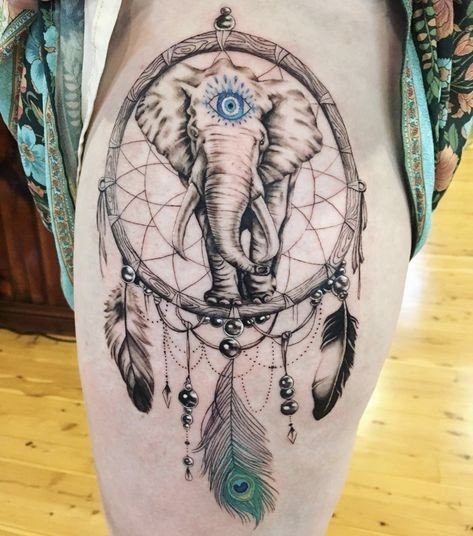 Dream Catcher tattoo for men 0095