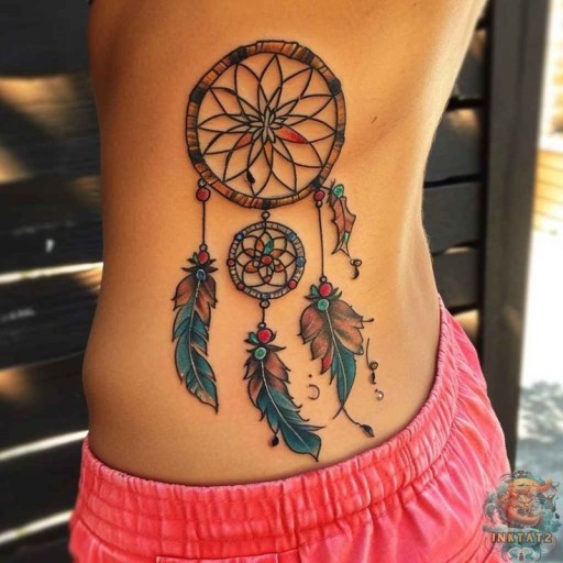 Dream Catcher tattoo for men 0098