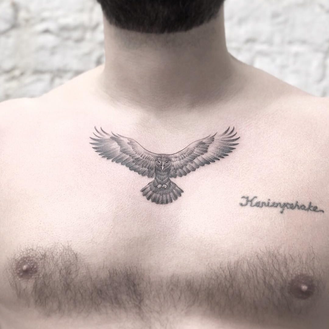 eagle chest tattoos for men 0019