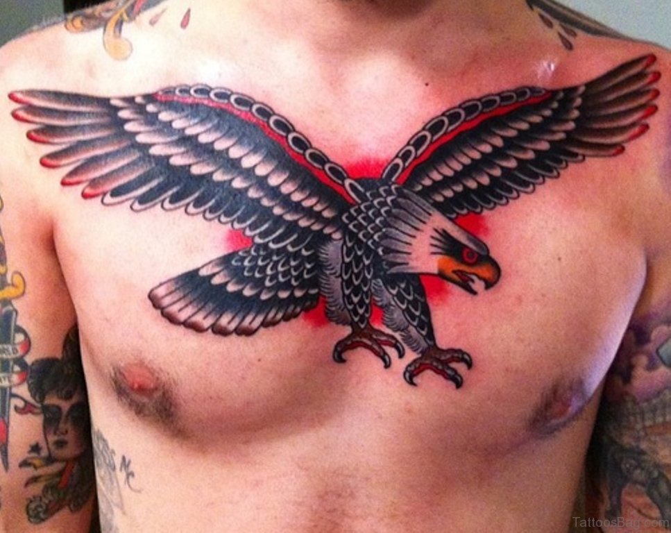 eagle chest tattoos for men 0042