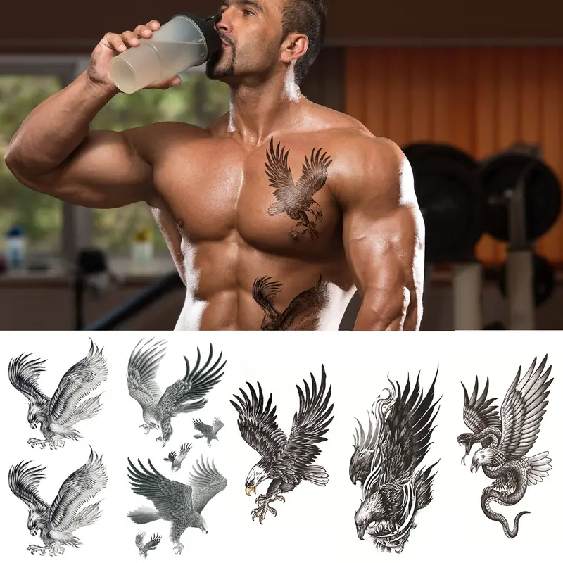 eagle chest tattoos for men 0085