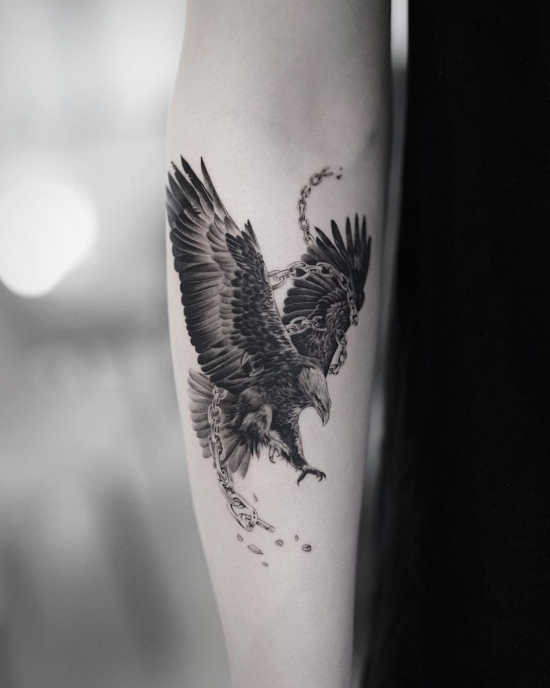 eagle forearm tattoos for men 0022