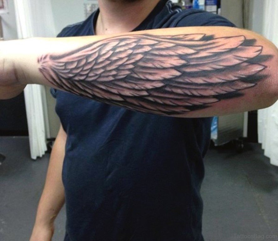 eagle forearm tattoos for men 0028