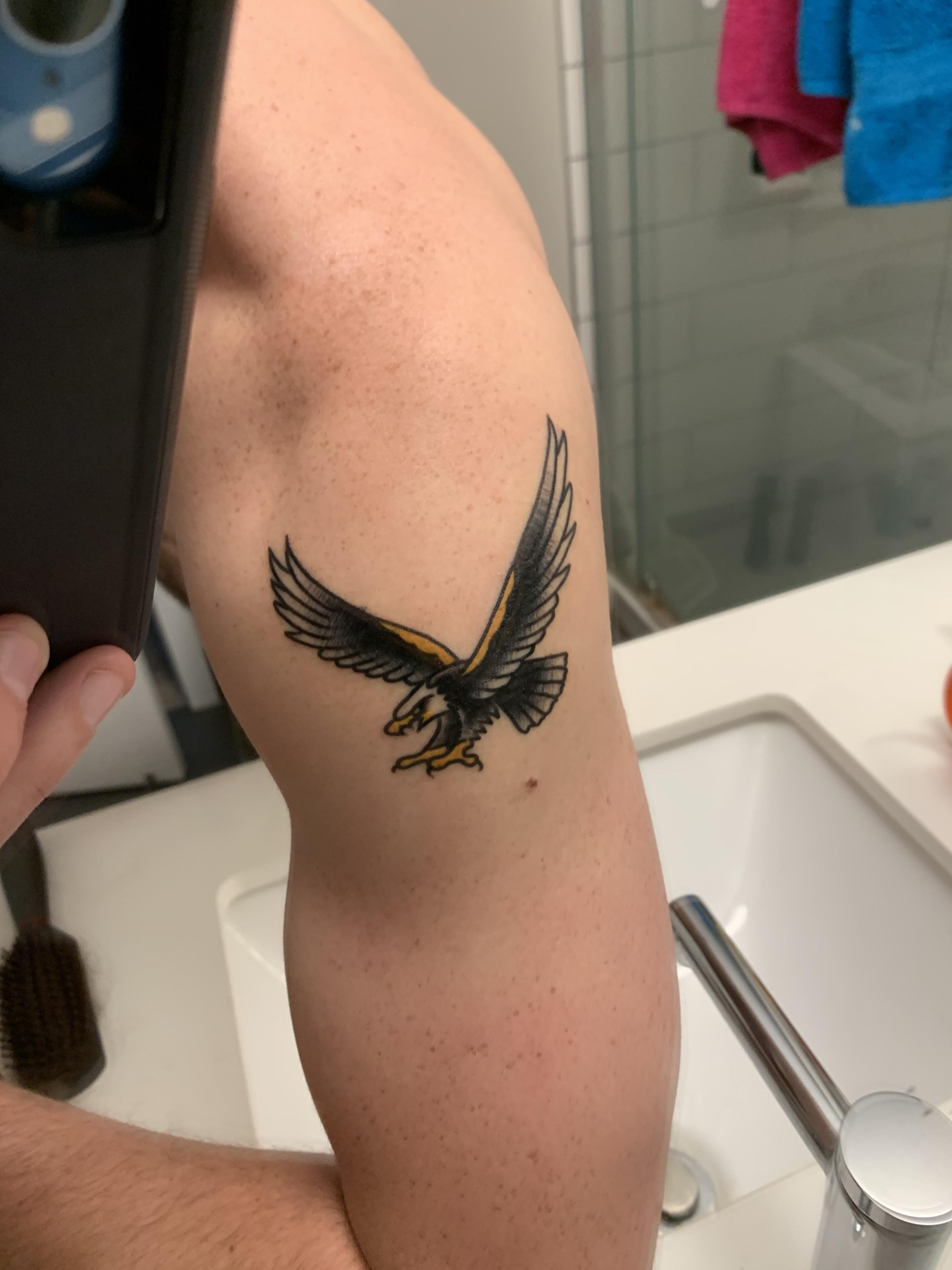 eagle forearm tattoos for men 0033