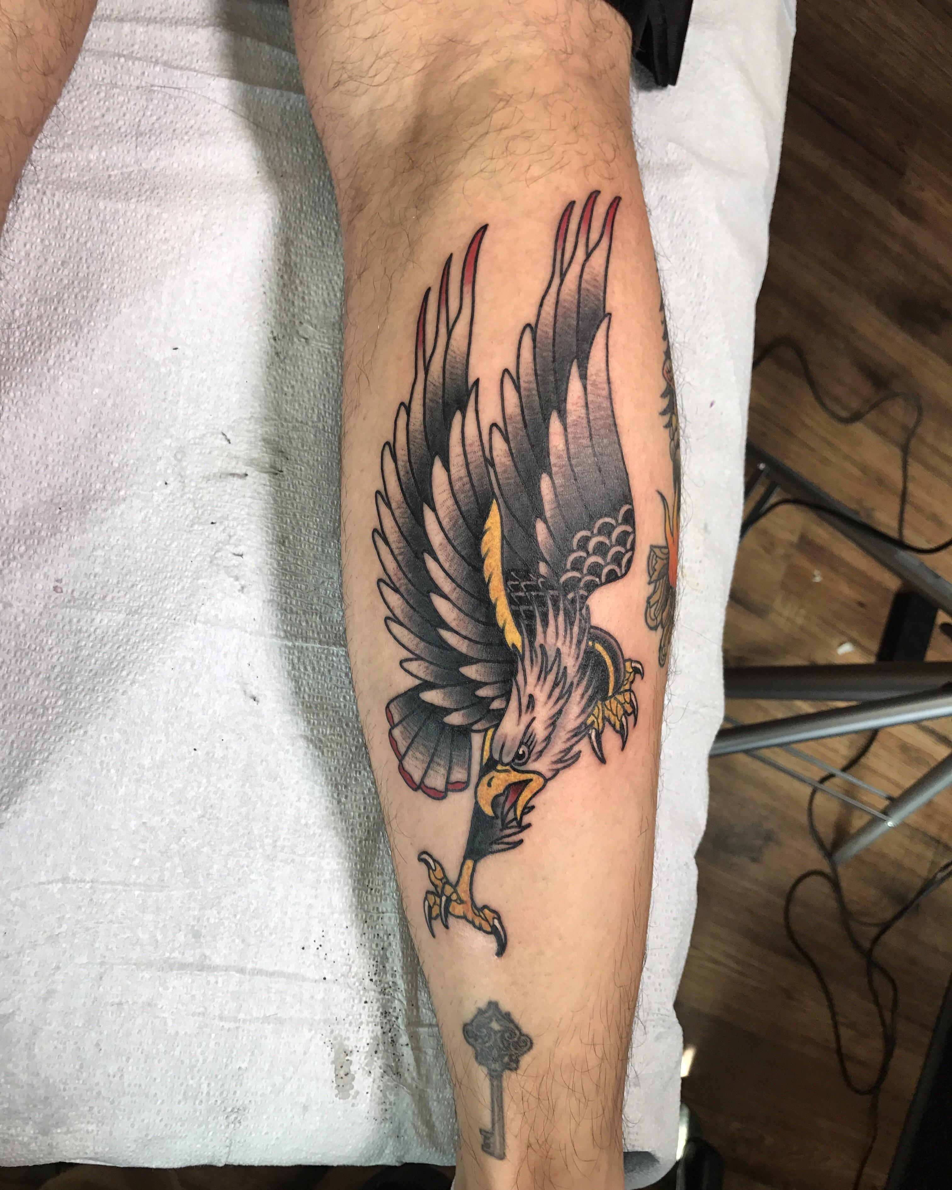 eagle forearm tattoos for men 0053