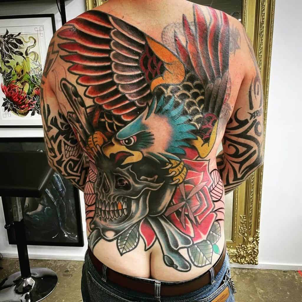 eagle forearm tattoos for men 0066