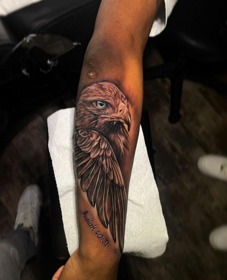 eagle forearm tattoos for men 0067