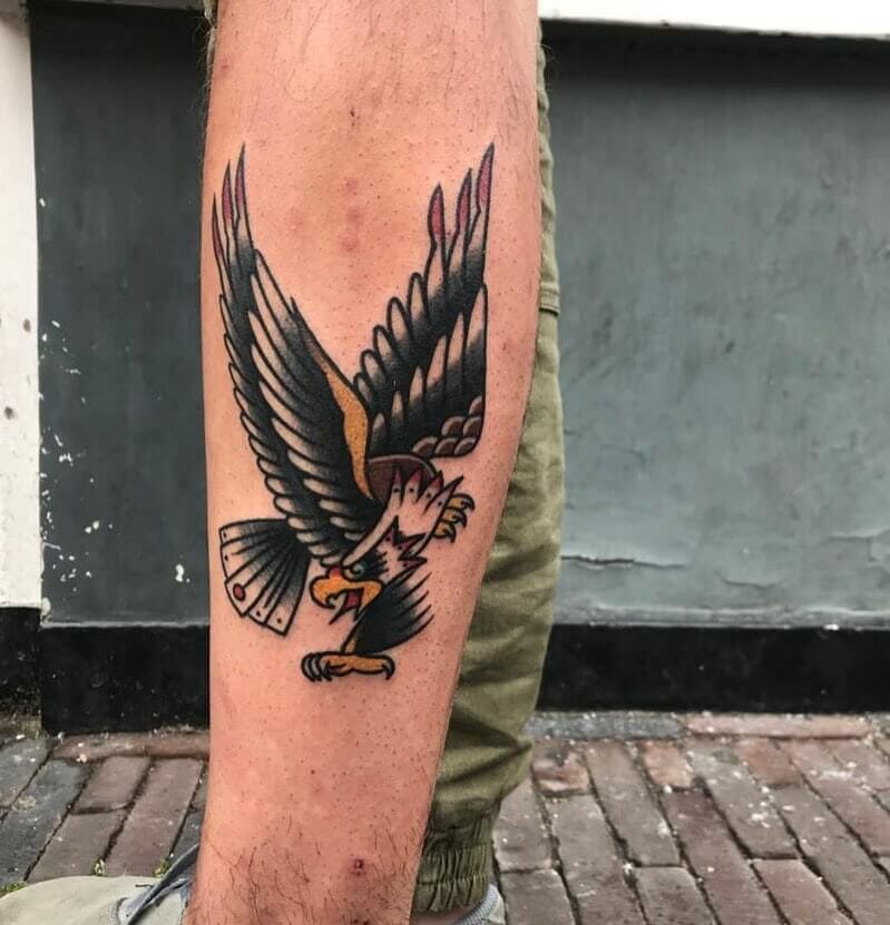 eagle forearm tattoos for men 0069