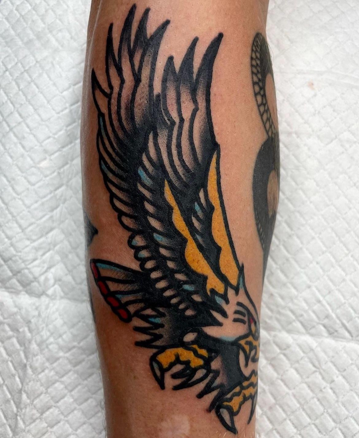 eagle forearm tattoos for men 0080