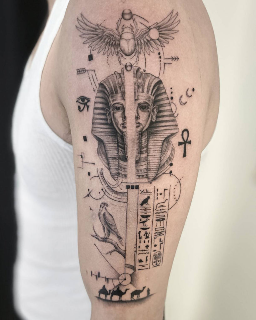 Egyptian tattoos for men 0022