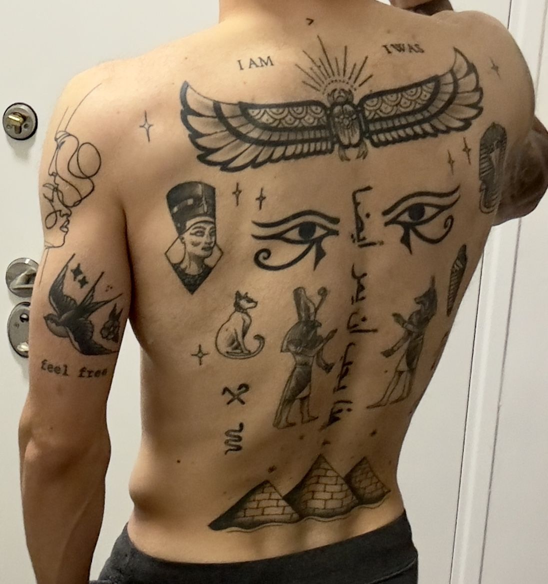 Egyptian tattoos for men 0072