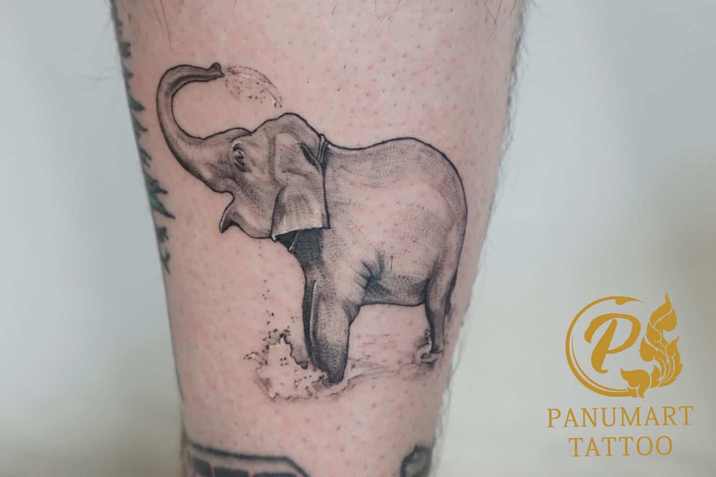 elephant tattoos for men 0011