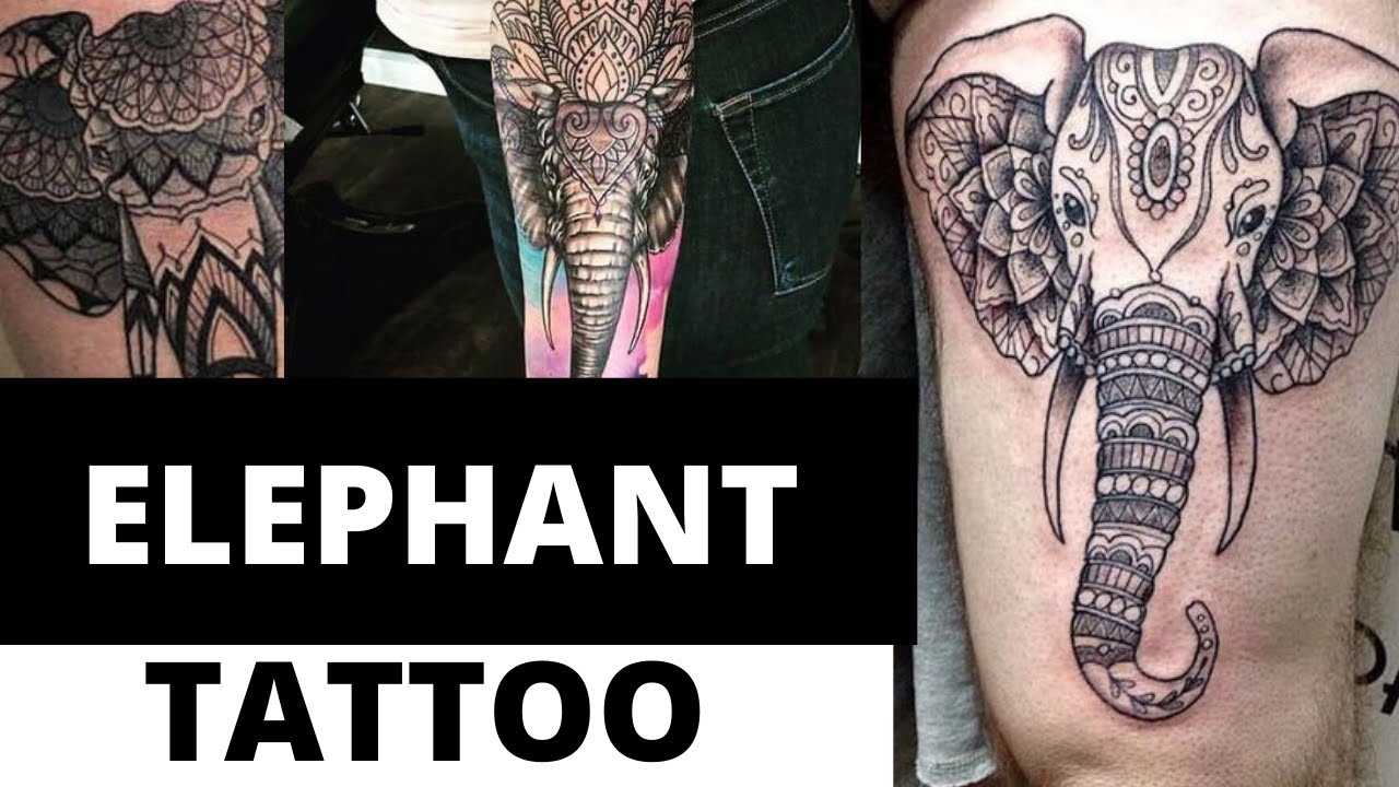 elephant tattoos for men 0016