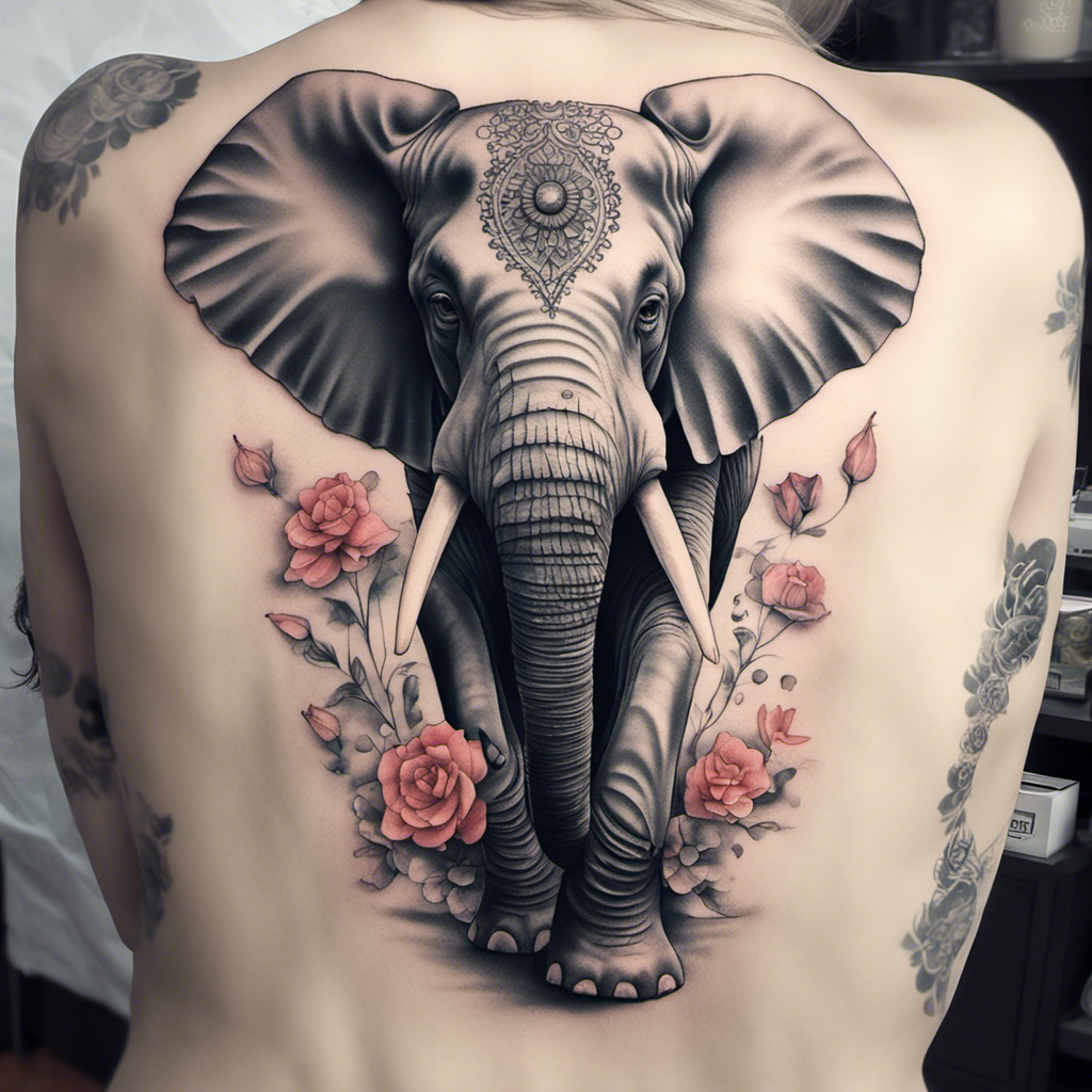 elephant tattoos for men 0023