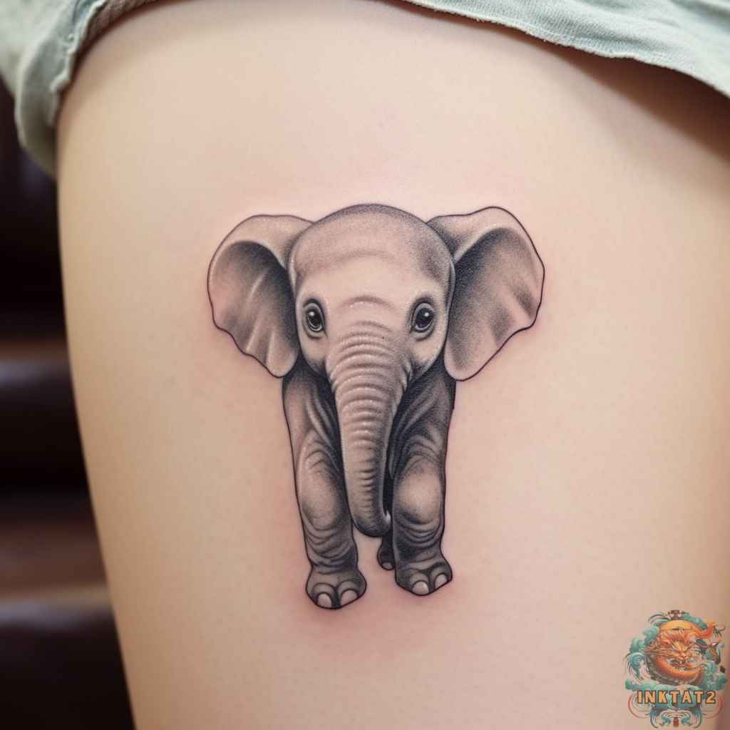 elephant tattoos for men 0030