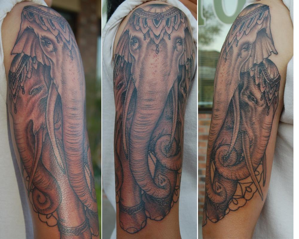 elephant tattoos for men 0051